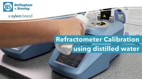 refractometer calibration tap water|calibration of refractometer.